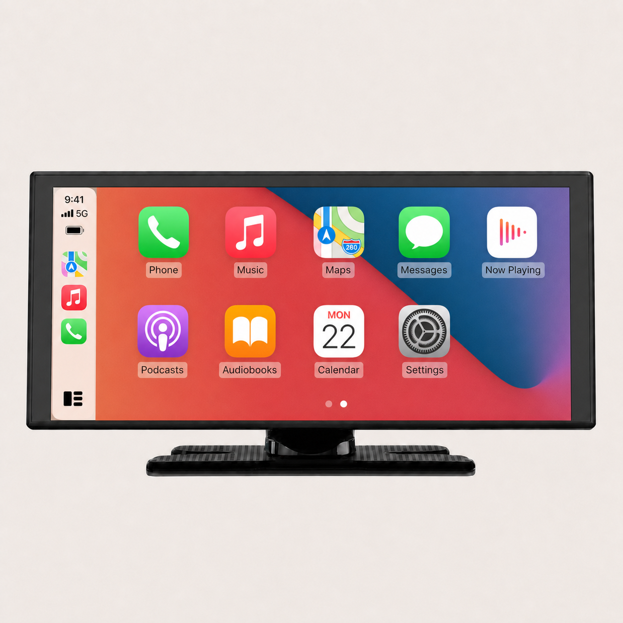 MIREO 11.4-inch portable CarPlay display